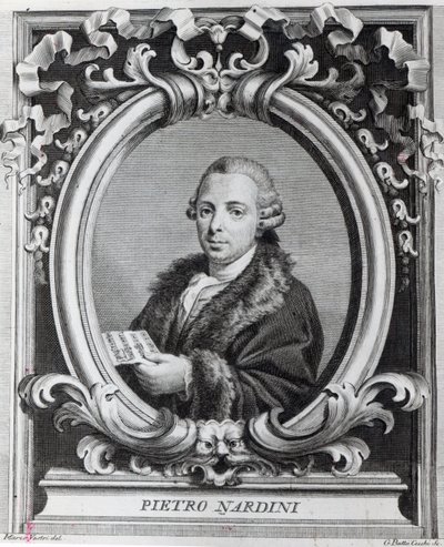 Pietro Nardini, engraved by G. Batta Cechi by Italian School